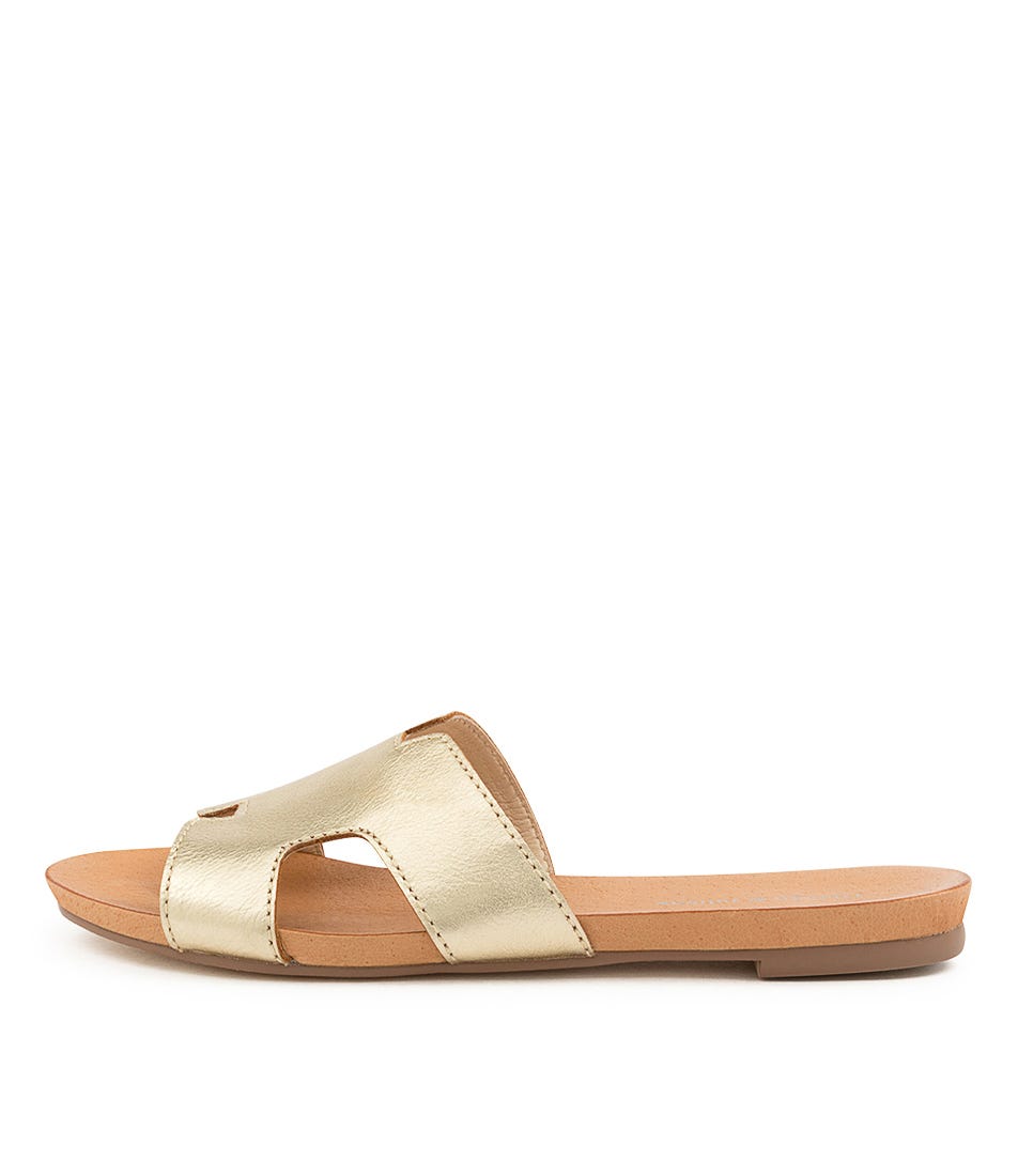 Jamel Pale Gold Leather by Django & Juliette