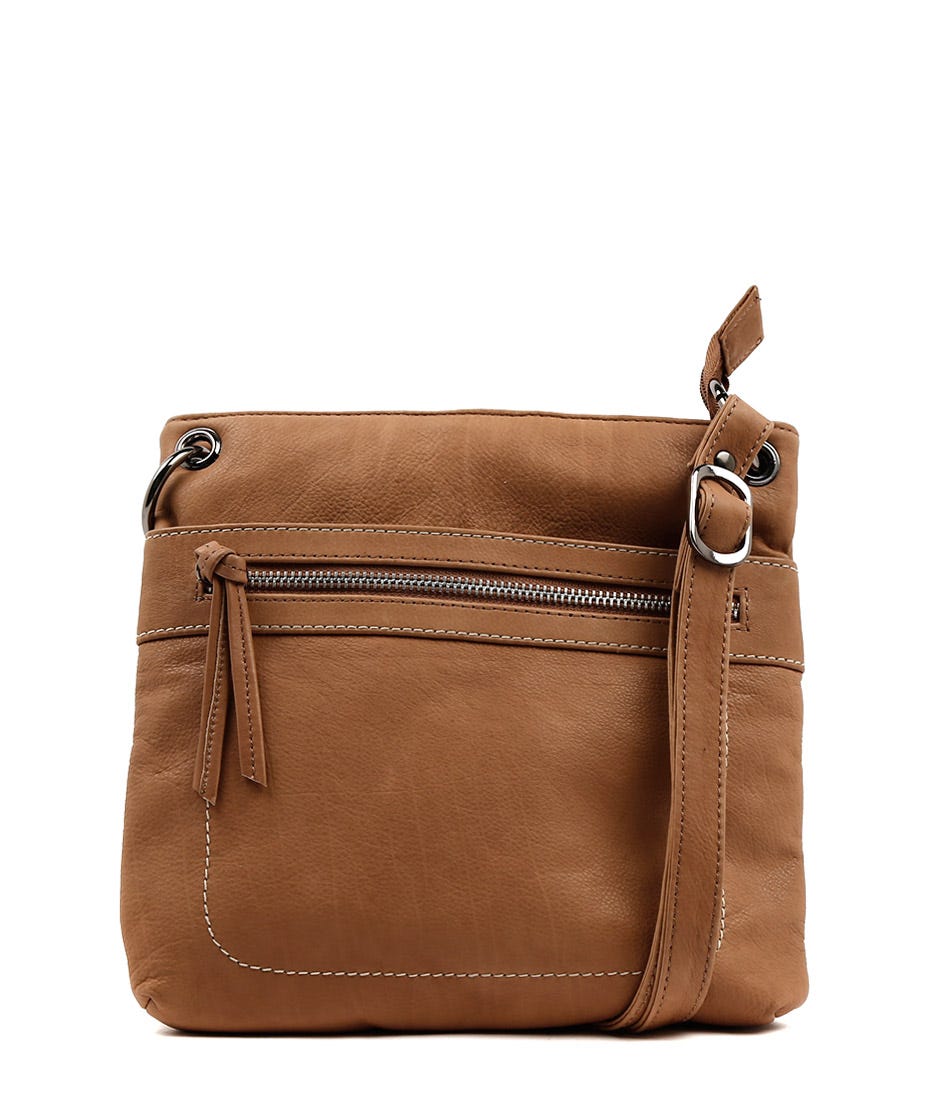 Taupe leather crossbody bag shop