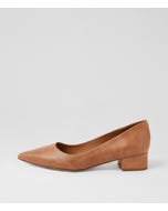 Thego Tan Leather Heels