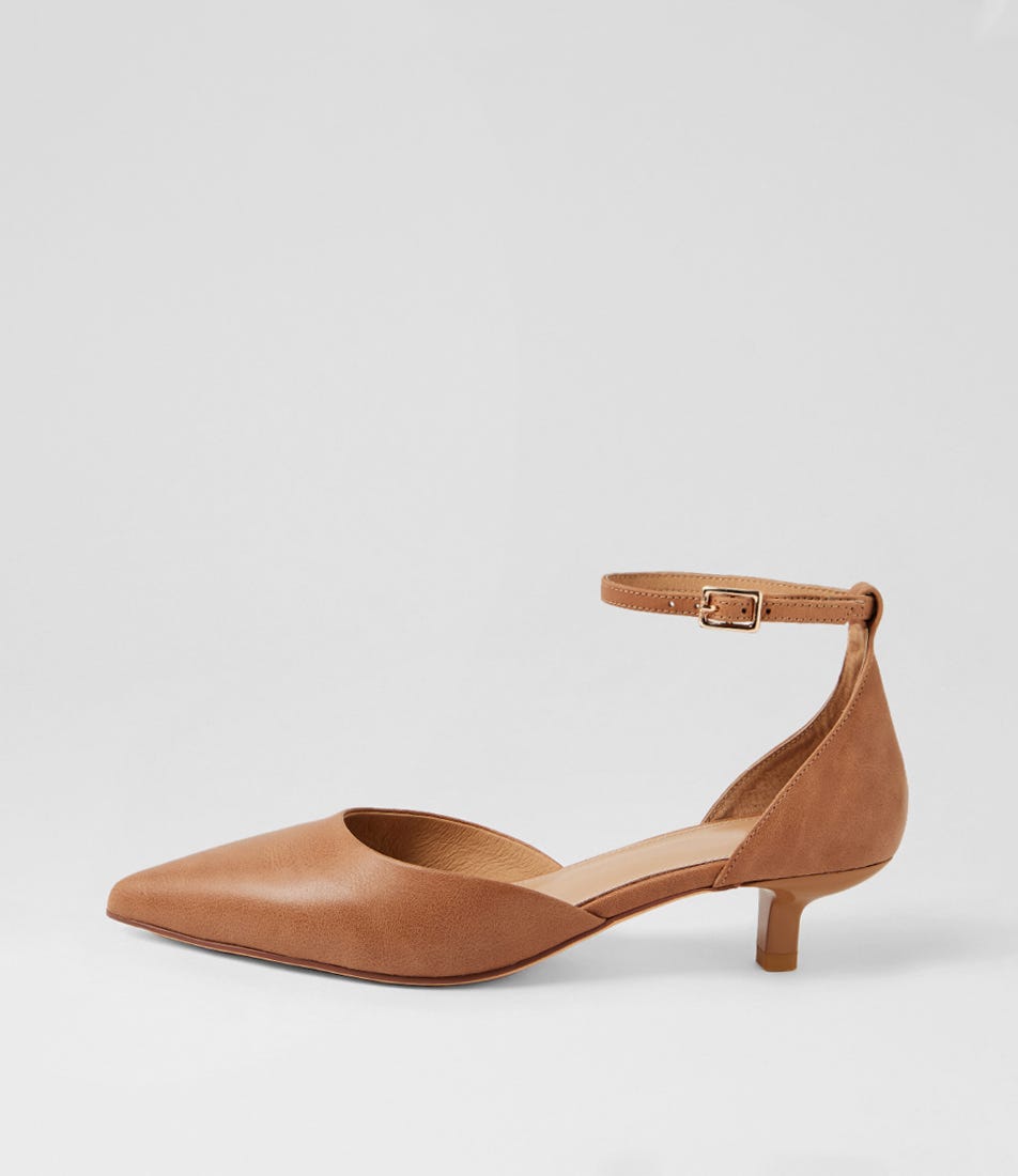Cushla Tan Leather Heels