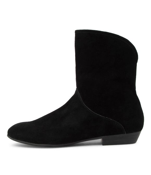 Myst Black Suede Ankle Boots BH