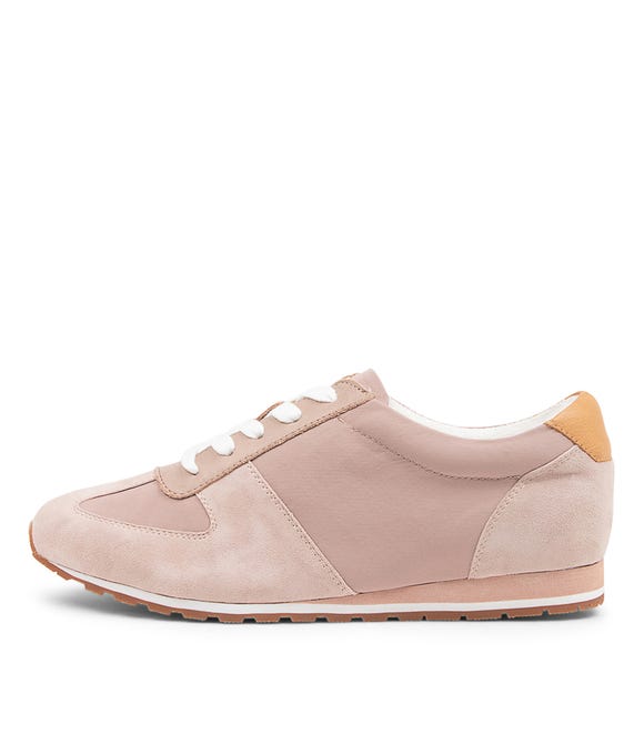 VAHVAH NUDE CAMEL LEATHER SNEAKERS