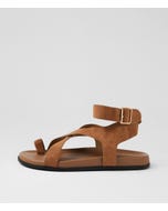 Huiro Coffee Suede Sandals