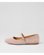 Tokena Pale Pink Suede Mary Janes