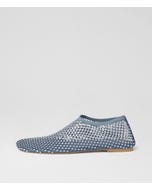 Reaffirm Steel Jewel Mesh Flat Shoes