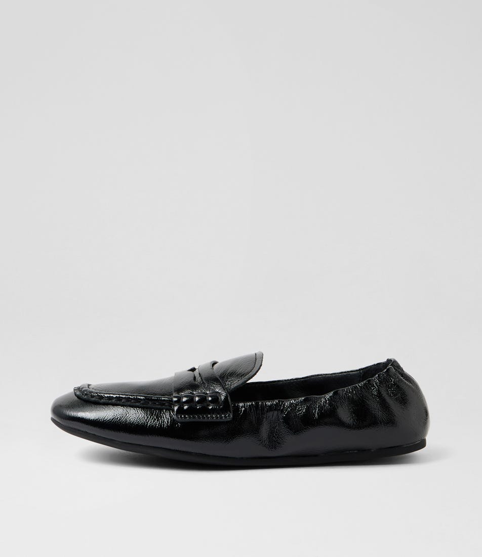 Willbe Black Leather Loafers