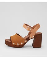 Fosie Whisky Suede Leather Sandals