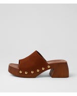 Harlinn Brown Suede Sandals