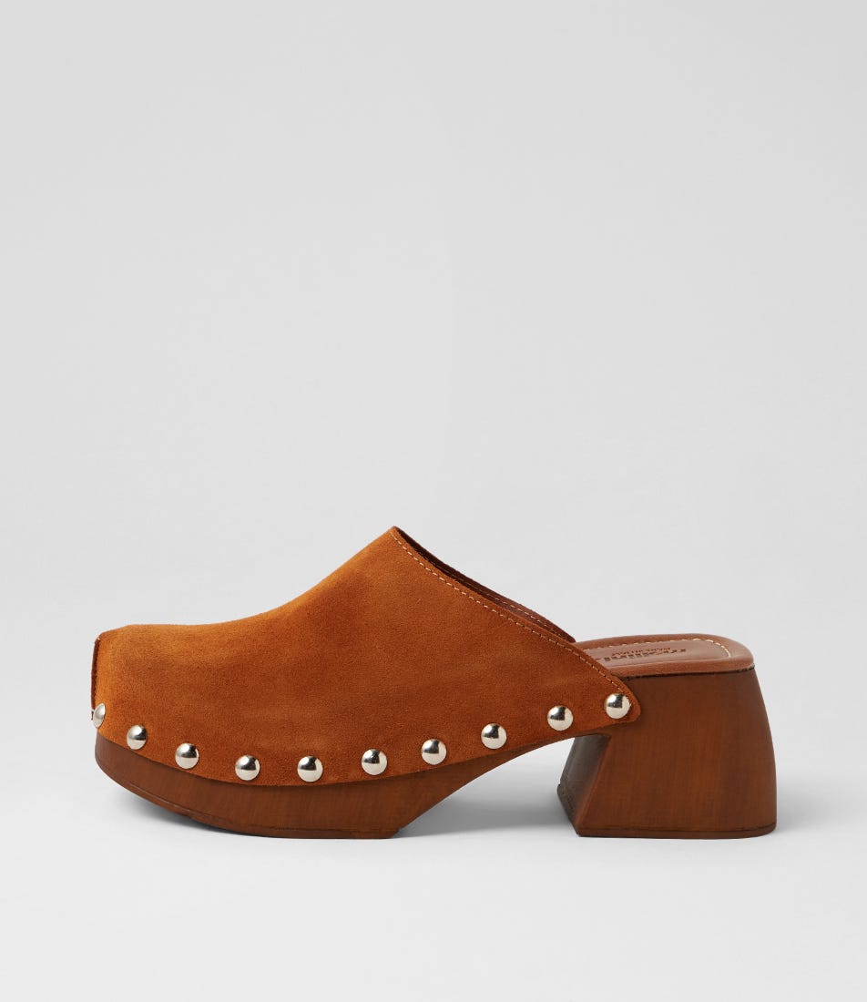 Haven Caramello Suede Heels