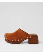 Haven Caramello Suede Heels