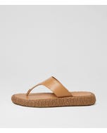 Atori Toffee Leather Woven Thongs