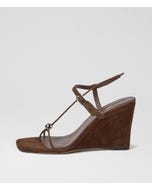Agen Tiramisu Suede Sandals