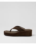 Coastin Choc Suede Wedges