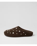 Discola Choc Suede Mules