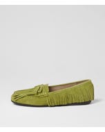 Jyrome Matcha Suede Boat Shoes