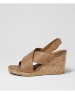 Kibbi Tan Cork Leather Sandals