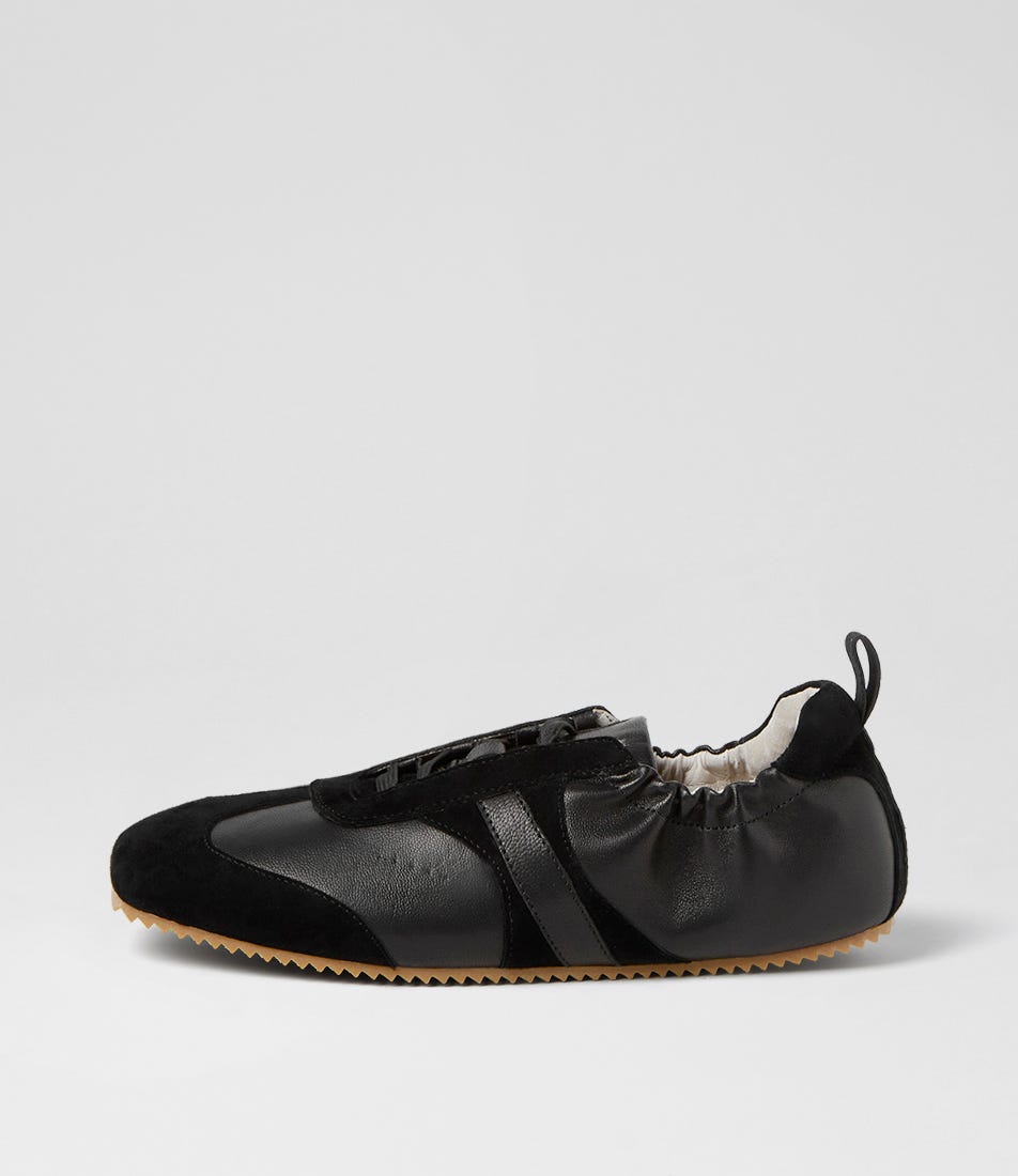 Loew Black Suede Leather Sneakers