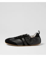 Loew Black Suede Leather Sneakers