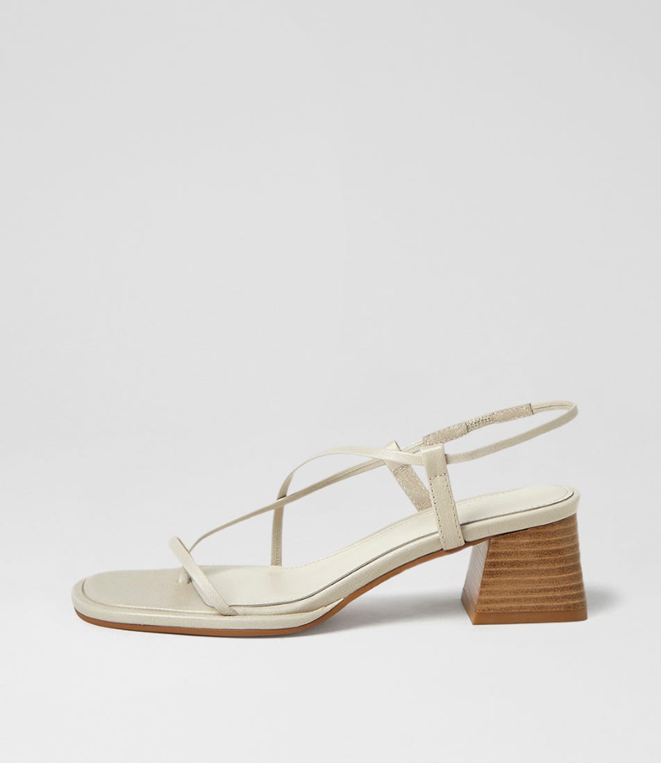 Marcello Ecru Vintage Natural Leather Sandals
