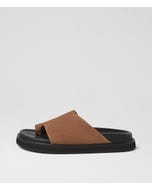 Magsi Coffee Suede Slides