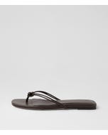 Rianni Dark Brown Leather Thongs