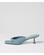 Tendeer Pale Blue Suede Sandals