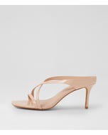 Passione Nude Patent Leather Sandals