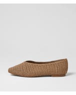 Tarri Tan Woven Ballet Flats