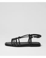 Alo Black Leather Sandals