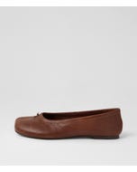 Tivelle Choc Leather Ballet Flats