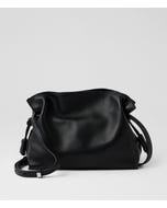 Della Black Leather Handbag