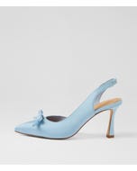 Tiaro Pale Blue Satin Heels