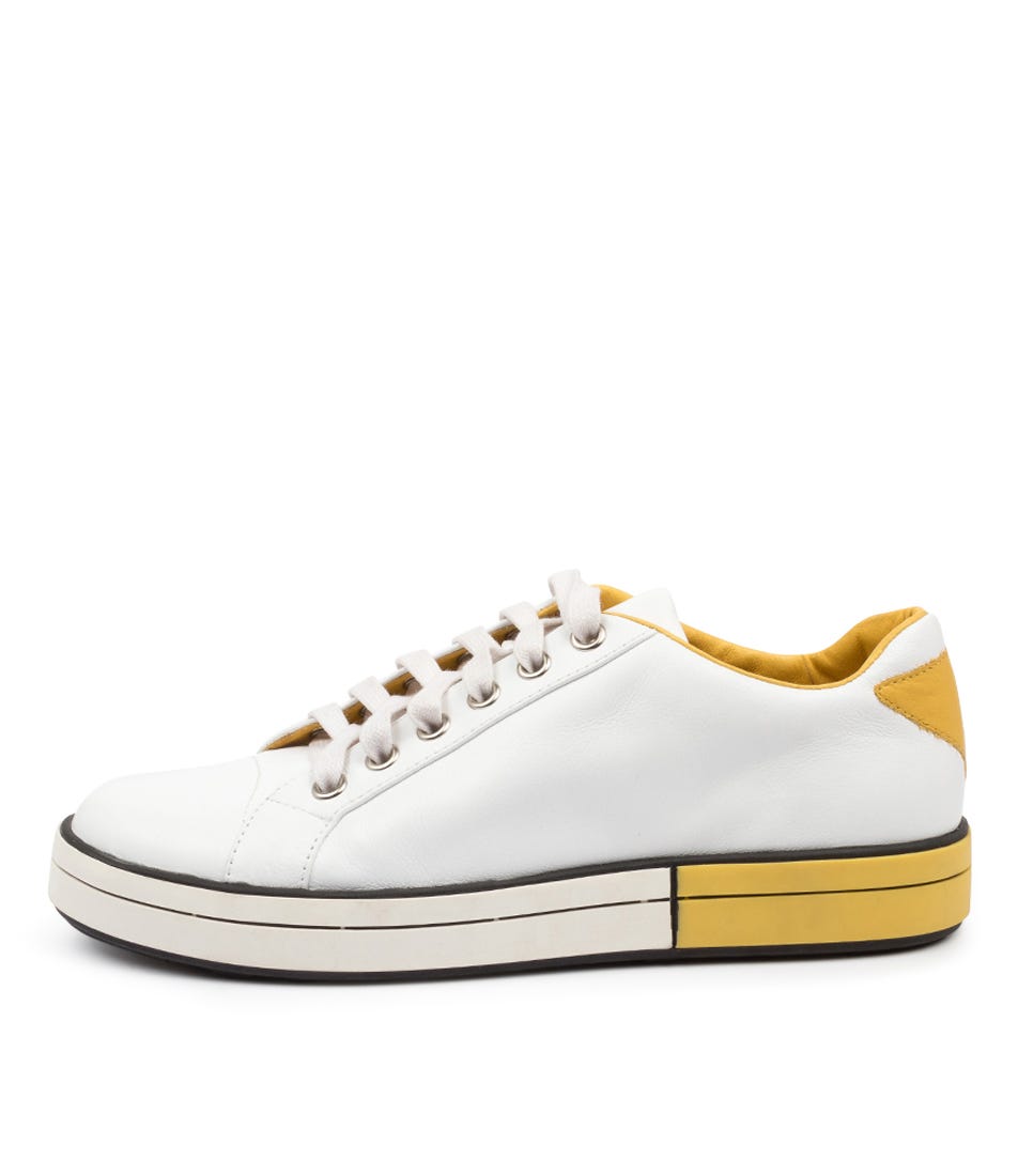 Rory W Zr White Yellow Leather by Ziera | Shop Online at Mollini