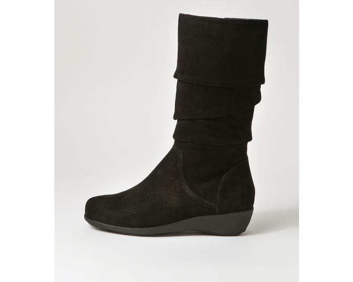 Seattle Boot Seattle Xf Black Tumble Nubuck Calf Boots by Ziera
